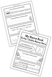 Editable Name Recognition Activities Book - Mombrite