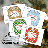 Santa Bucks Envelope Printables