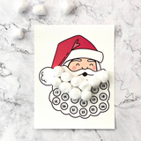 Santa Cotton Ball Advent Calendar - Mombrite