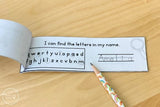 Editable Name Recognition Activities Book - Mombrite